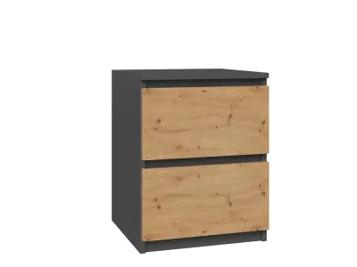 Nočna omarica Malwa W2 ANTRACIT ARTISAN