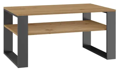 Moderna klubska mizica 1P ANTRACIT ARTISAN