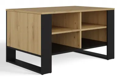 Moderna miza 4P, ČRNI ARTISAN HRAST