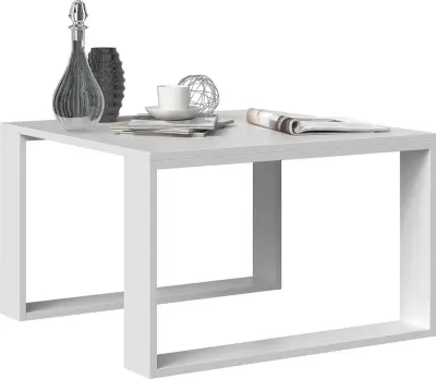 Moderna klubska mizica MINI, BELA