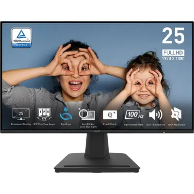MSI PRO MP252/24,5''/FHD/ IPS/100Hz/1ms MPRT/črn monitor