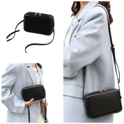 Elegantna mini torbica za čez ramo za ženske - Elegantna torbica čez ramo Black