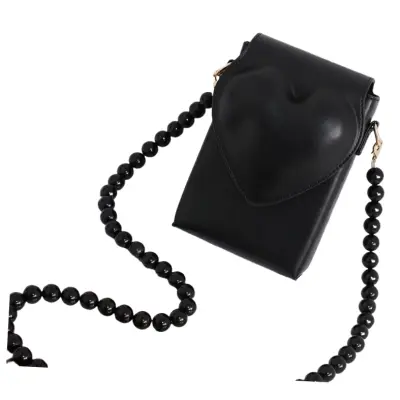 Elegantna mini ženska torba za čez ramo - PU usnje Black