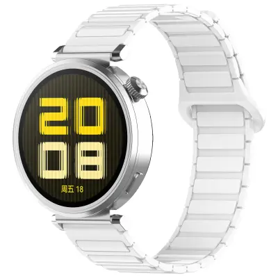 22 mm magnetni pašček za uro za Huawei Watch GT5/GT4/GT3, Samsung Galaxy Watch White