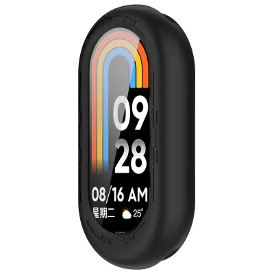 Silikonska zaščitna torbica za Xiaomi Mi Band 9/9 NFC Black