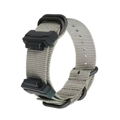 Najlonski pašček za uro Casio G-SHOCK NATO GA110/DW5600 Grey