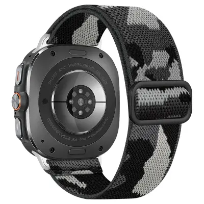 Ultra elastičen najlonski pašček za Samsung Watch 7 Camouflage
