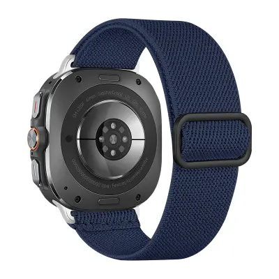 Ultra elastičen najlonski pašček za Samsung Watch 7 Blue