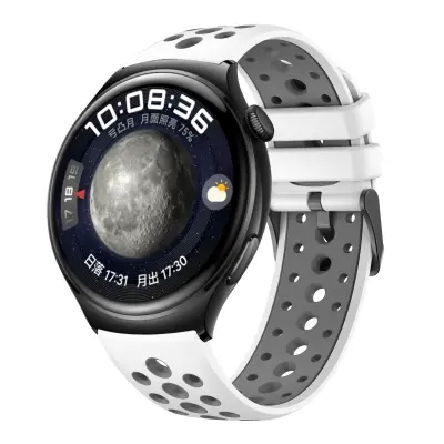 Silikonski pašček za uro Huawei Watch 4/3, GT2, GT3 Pro White S
