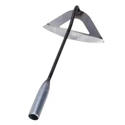 Vsestranska vrtna motika, Jeklena motika z odprtino, Odstranjevanje plevela, Rahljanje zemlje, Sajenje (30 x 16 cm) | GRASSOE