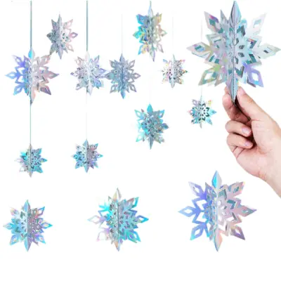3D holografske snežinke (6 kosov) | HOLOFLAKE