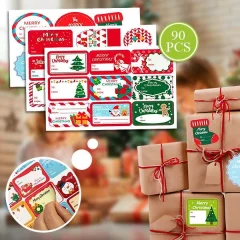 90 stickers for Christmas gift labelling | GIFTAGS