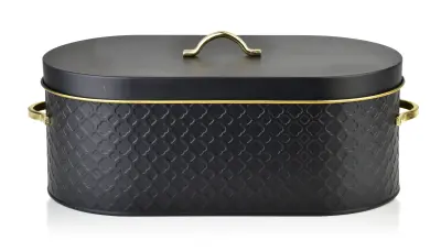 Škatla Za Kruh Sandy Black 34X18Xv13Cm Cookini