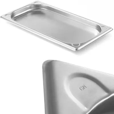 Kitchen Line GN 1/3 jeklena posoda, višina 40 mm - Hendi 806418