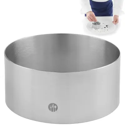 Kuharski slaščičarski obroč za torte in jedi premer 80x(V)45mm Hendi 512142