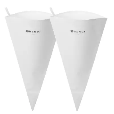 Vrečka za pecivo v kornetu za pipanje in dekoracijo, 50 cm, set 2 kom - Hendi 550526