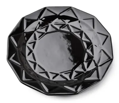 Adel Black Jedilni Krožnik 24 Cm