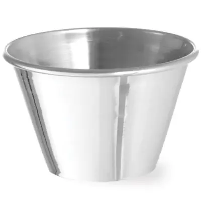 Ramekin skleda, posoda za omake in pomake, nerjaveče jeklo, premer. 62 mm 12 kosov 70 ml - Hendi 400029