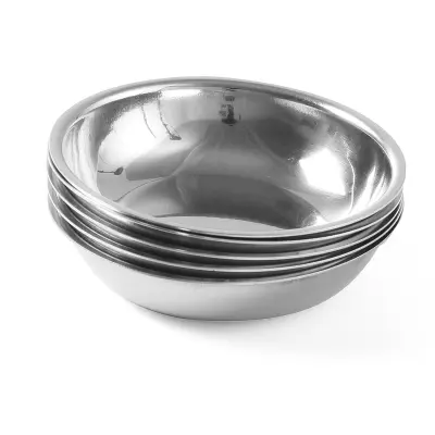 Skleda za solato, skleda inox, premer. 100 mm komplet 4 kosov. - Hendi 452325