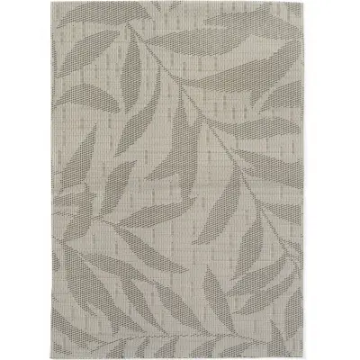 Pogrinjek mat namizno stojalo listi 45x30cm sivi - SET 6 kom.