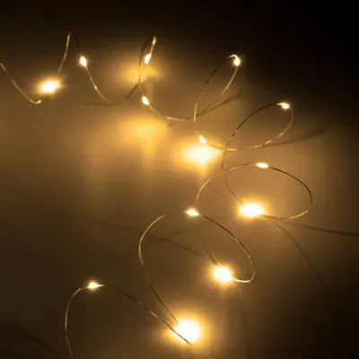LED lučke božične REBEL, 50mini LED, toplo bela