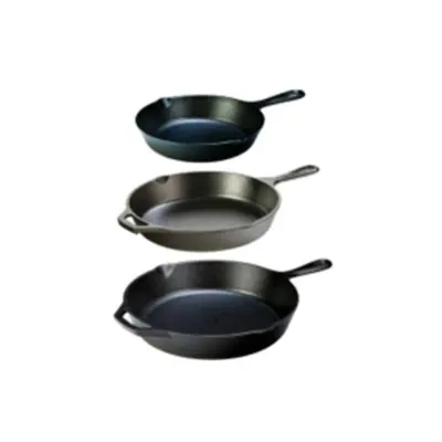 Grill King Cast Iron Outdoor 3v1 set globokih ponev z litim ročajem