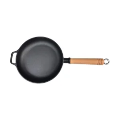 Grill King Cast Iron ponev z lesenim ročajem, 27 cm