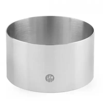 Okrogel pekovsko-slaščičarski rob iz nerjavečega jekla, višina 60mm, premer. 140 mm Hendi 512340