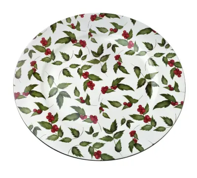 Blanche Festive Dekorativni Izdelek Pod Krožnikom 33Xh2Cm