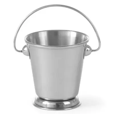 Mini vedro z ročajem za prigrizke iz nerjavečega jekla premer. 87 mm - Hendi 426364