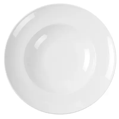 OPTIMA krožnik za špagete, beli porcelan, premer 260 mm komplet 6 kosov. - Hendi 770948