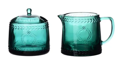 Ecila Dark Set Posod Za Sladkor Premer 9Xh7,3Cm Z Vrčem Za Mleko 300 Ml