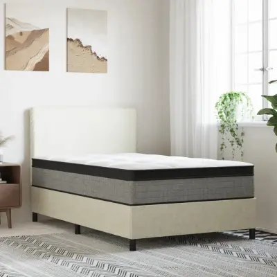 The Living Store Vzmetnica z žepkastim vzmetenjem srednje trda 120x200 cm - Vzmetnica Z Žepkastimi Vzmetmi