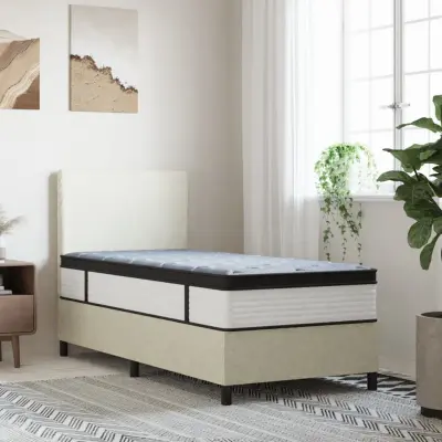 The Living Store Vzmetnica z žepkastim vzmetenjem srednja plus 80x200 cm - Vzmetnica Z Žepkastimi Vzmetmi