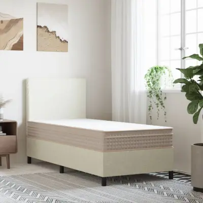 The Living Store Vzmetnica z žepkastim vzmetenjem srednje plus 90x200cm - Vzmetnica Z Žepkastimi Vzmetmi