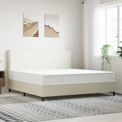 The Living Store Vzmetnica z žepkastim vzmetenjem srednje trda 200x200 cm - Vzmetnica Z Žepkastimi Vzmetmi