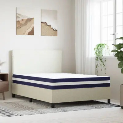 The Living Store Vzmetnica z žepkastim vzmetenjem srednje trda 120x200 cm - Vzmetnica Z Žepkastimi Vzmetmi