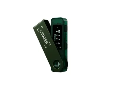 LEDGER Nano S Plus, denarnica za Bitcoin in druge kriptovalute, Emerald Green