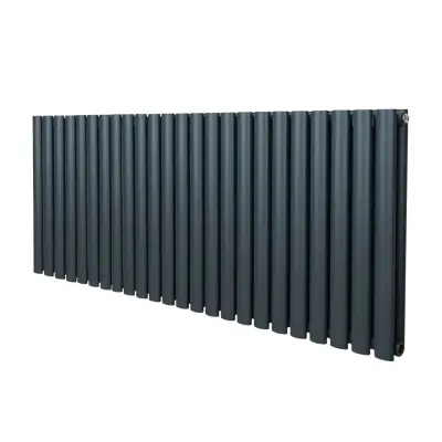 Ovalni stebričasti radiator – 600 mm x 1440 mm – antracitno siva