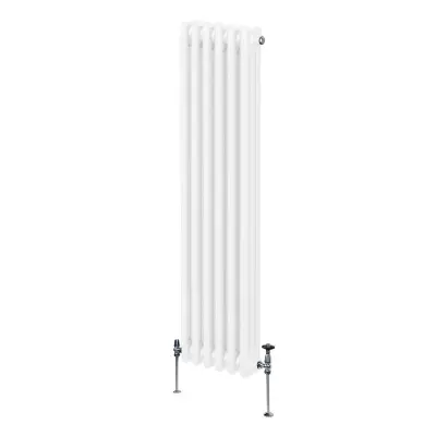 Tradicionalni radiator s 3 stebri - 1500 x 292 mm - bel
