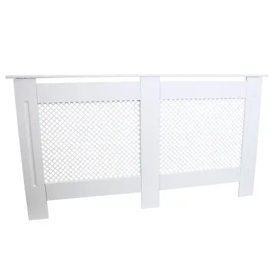 Pokrov radiatorja MDF bela 1515 mm