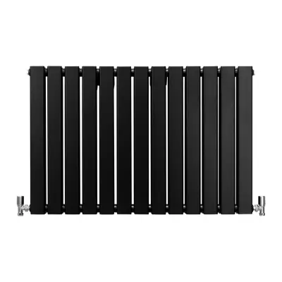 Dizajnerski ploski radiatorji Matt Black 600 mm x 910 mm