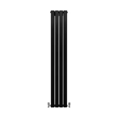Dizajnerski ploski radiatorji Matt Black 1600 mm x 280 mm