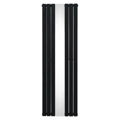 Radiator z ravnim ogledalom - 1800 mm x 565 mm - črn