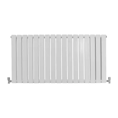 Dizajnerski ploski radiatorji sijajno beli 600 mm x 1190 mm
