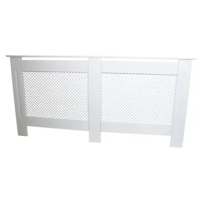 Pokrov radiatorja MDF bela 1720 mm
