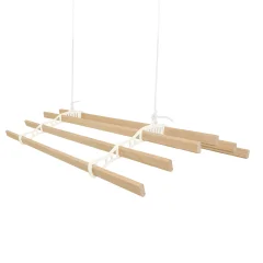 Clothing Airer stropni škripec - slonokoščena - 1,8 m