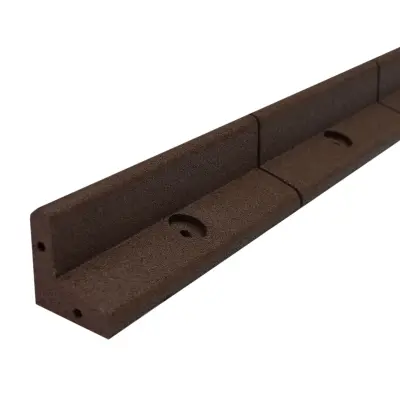 Fleksibilni robniki za trato rjavi 1,2 m x 10