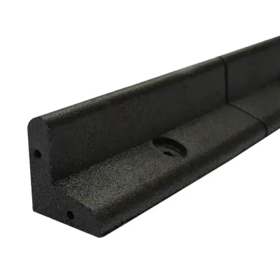 Prilagodljiv robnik za trato črn 1,2 m x 24
