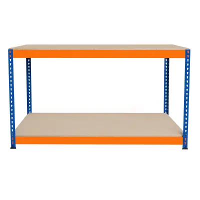 Dvostopenjska delovna miza S-Rax - 150 cm x 60 cm x 90 cm
